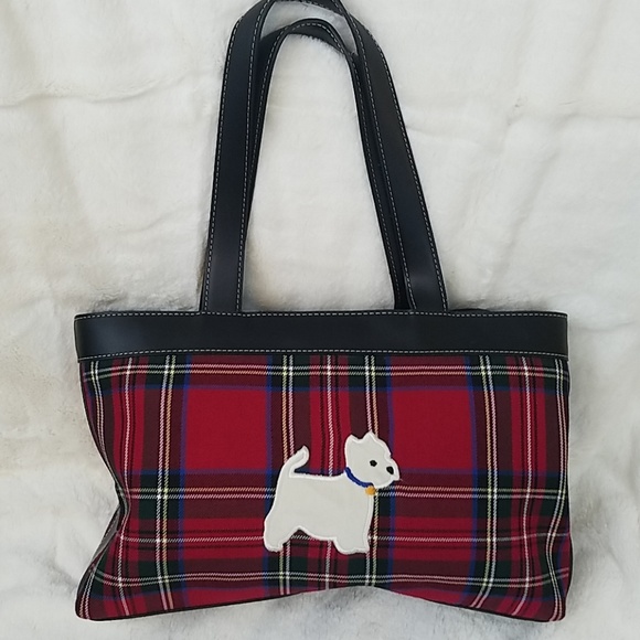 Casual Corner Handbags - Casual Corner Annex Plaid Purse